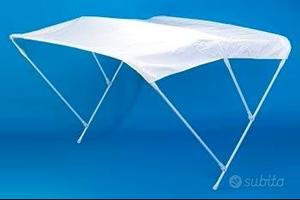 Tendalino 3 archi in alluminio colore bianco o blu