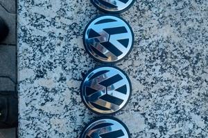 4 borchie coprimozzi vw golf tiguan polo 65 mm