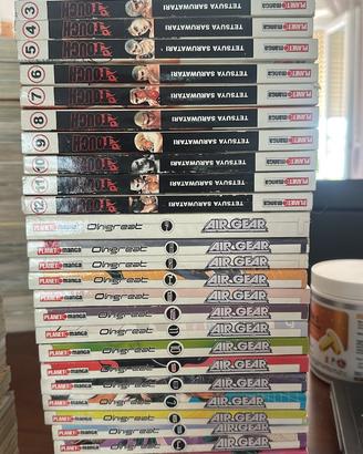 Blocco serie fumetti manga