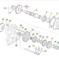 Ingranaggio condotto 2A Aprilia RS250 AP8600300