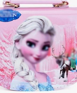 Borsa Viaggio Tracolla bambina frozen rosa