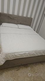 letto matrimoniale con cassone e  materass
