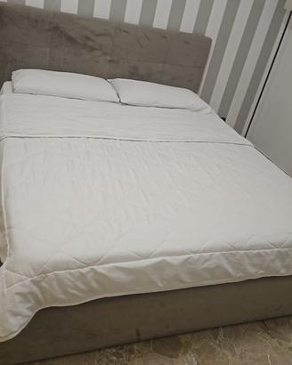 letto matrimoniale con cassone e  materass