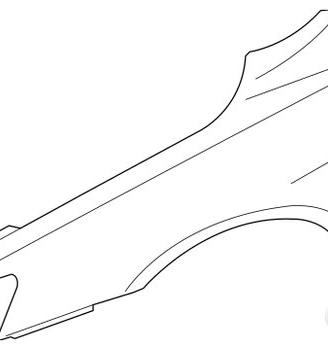 PARAFANGO FENDER ANT SX EVO 10 GSR RS 5220C877