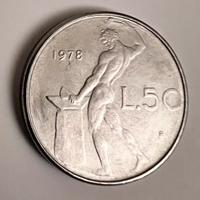 Moneta 50 lire anno 1978