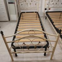 2 Spalliere letti singoli con reti