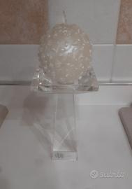 Portacandela + candela Hervit