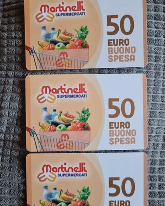 Tessere spesa “ Martinelli supermercati “