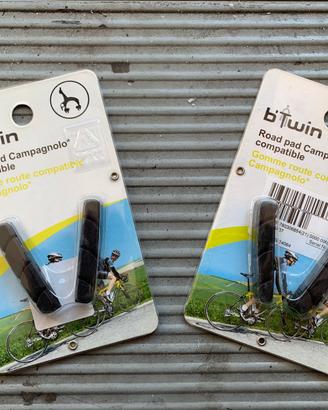 n 2 coppie pattini freno bici corsa campagnolo