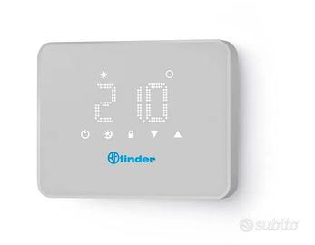 Termostato Finder Bliss T bianco da parete