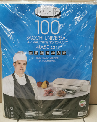 Buste sacchetti sottovuoto per alimenti 40x50cm