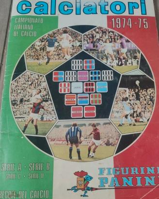 album calciatori panini anno 1974-75