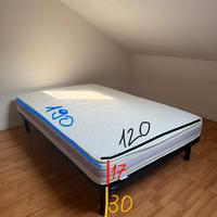 Letto e materasso una piazza e mezza