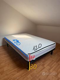 Letto e materasso una piazza e mezza