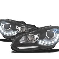 FARI VOLKSWAGEN VW GOLF 6 FONDO NERO DRL