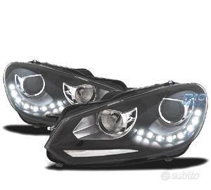 FARI VOLKSWAGEN VW GOLF 6 FONDO NERO DRL