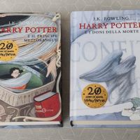 Libri Harry Potter volumi 6 e 7 Bollino Oro 