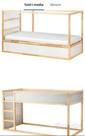 Letto ikea kura bambini 