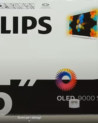 TV OLED Ambilight 4K 55" Philips AI GARANZIA