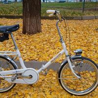 Bicicletta Bianchi pieghevole 20" x adulti