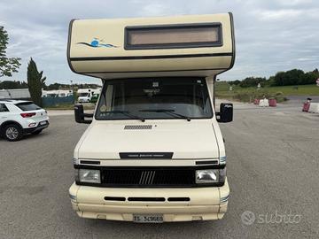 CAMPER HYMER 5 POSTI FIAT 2.5 D ANNO 1990