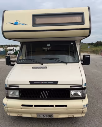 CAMPER HYMER 5 POSTI FIAT 2.5 D ANNO 1990