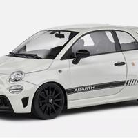 MODELLO AUTO FIAT 595 ABARTH WHITE NO MEBETOYS