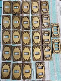 Placche in ottone e frutti bticino serie magic