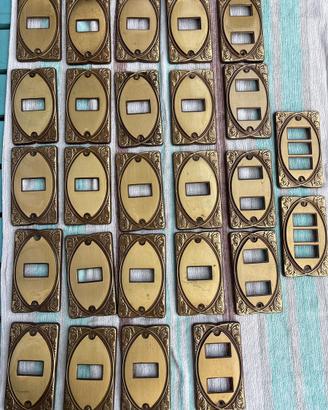Placche in ottone e frutti bticino serie magic
