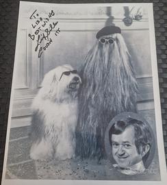 Autografo di Felix Silla "Cugino Itt"  l originale