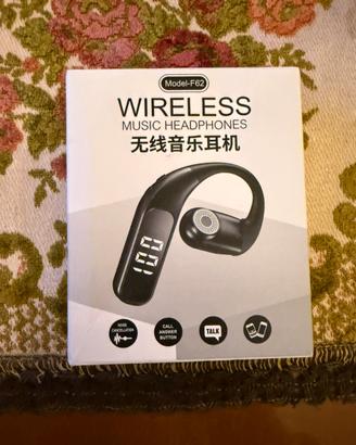 Auricolare Wireless Bluetooth Model-F62 - NUOVO