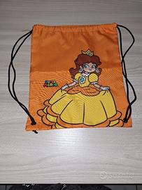 SACCA SPORTIVA NINTENDO PRINCIPESSA DAISY