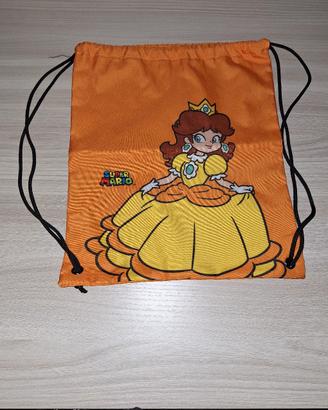 SACCA SPORTIVA NINTENDO PRINCIPESSA DAISY