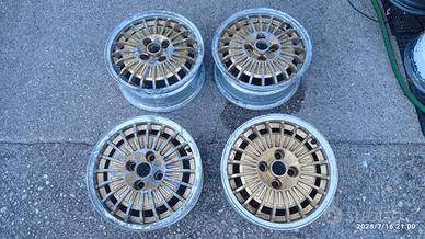 4 cerchi OZ anni 80  14"  VW  Seat Skoda 4x100 