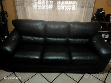 Divano Pelle Nero