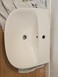 lavandino a colonna in marmo 