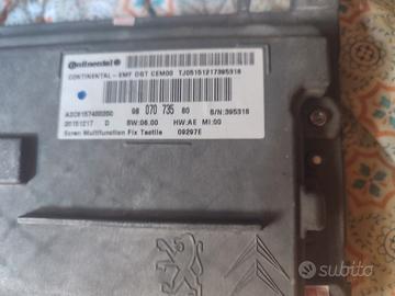 Touchscreen Peugeot 208 anno 2014/2018