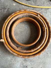 Cerchi ruote anni ‘50 in legno per biciclette