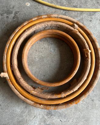 Cerchi ruote anni ‘50 in legno per biciclette