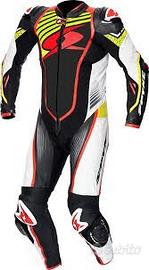 Tuta moto pelle intera Spyke ARAGON RACE TAGLIA 52