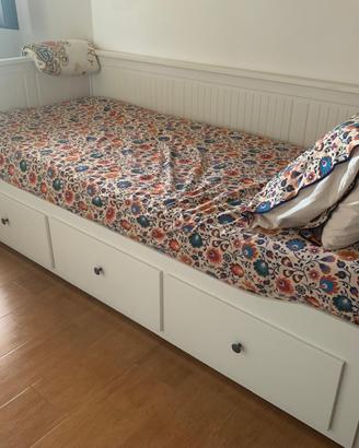 hemnes  letto divano 3/cassetti ( ikea )