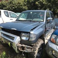 Pajero 2500 target incidentato senza motore e alt