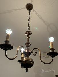 LAMPADARIO A TRE BRACCI