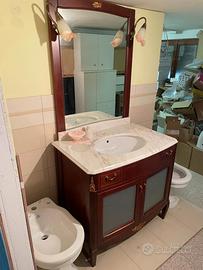 Mobile bagno legno arte povera