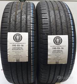 2 GOMME 195 55 16 CONTINENTAL A56103