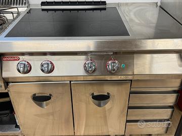 Piastra elettrica 4 fuochi angelo po