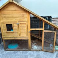Gabbia, casetta conigli galline roditori
