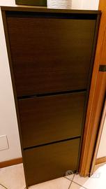 Scarpiera IKEA BISSA a tre scomparti
