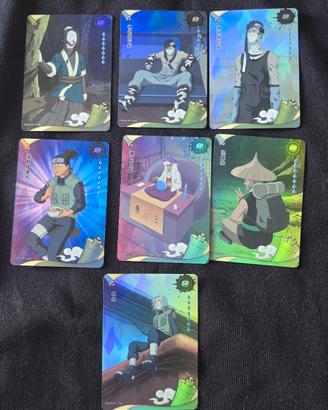 Lotto carte Naruto Kayou SR Smriti collectibles