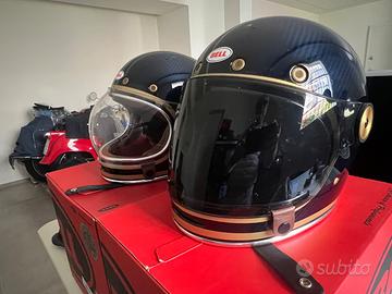 Coppia caschi Bullitt Carbon Candy Blue